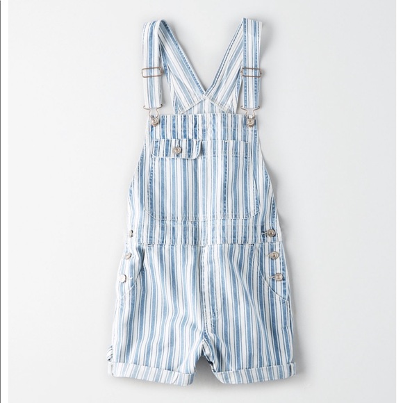 american eagle overall shorts